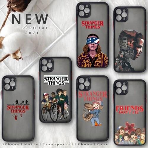 Stranger Things Phone Case Matte Transparent for iphone 11 12 pro mini XS XR X max 7 8 plus TPU Mobile bags coque shell funda