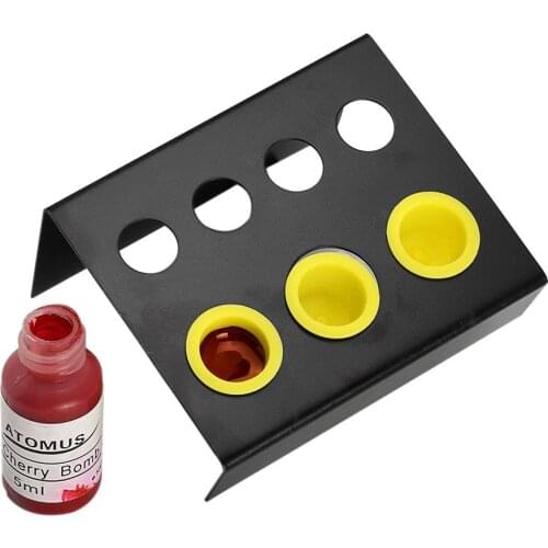 1Pc Tattoo Machine Holder Material Tatuaje Ink Cup Bracket Pigment Cap Holder Stand 7 Holes Maquiagem Tatuagem Acessorios