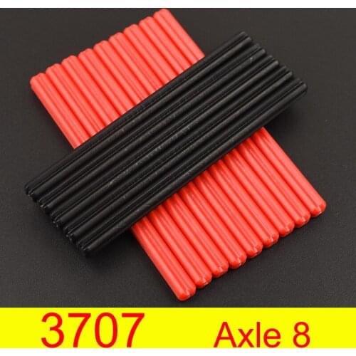 10PCS 3707 High-Tech building blocks cross shaft 8 axle Accessories Assembly Parts Bricks MOC Education construction Toys