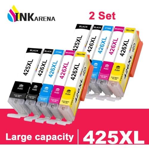 2 Set For Canon MG5240 MG5140 MG5340 IP4840 IP4940 MX884 IX6540 MX894 MX714 Printer PGI-425 CLI-426 Ink Cartridge with chip