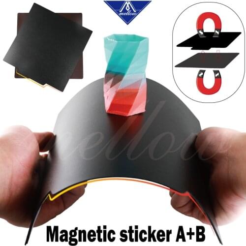 Mellow 3D Printer Parts 220*220mm New Magnetic Print Hot Bed Tape Heated Bed Sticker Build Sheets Flex Plate Platform Heatbed