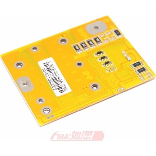 Protection Circuit Module Square PCM for 3S 10.8v 11.1v Li-ion Li-Po Battery Charging/Discharging Balance Control BMS 40A SMF