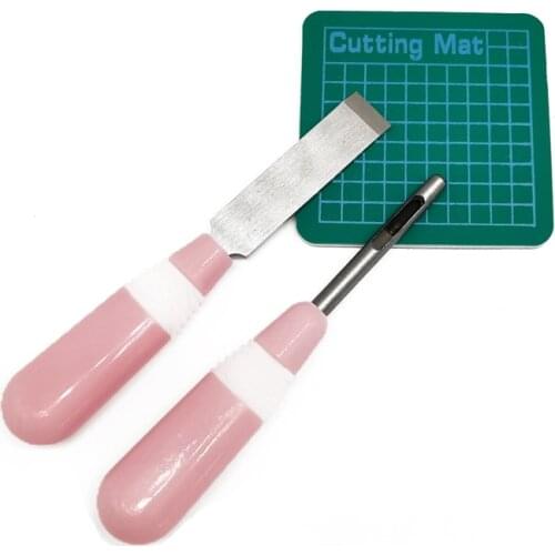 Sewing Buttonhole Cutter Set With DIY patchwork tooManual hole puncher + button hole tool + cutting mat set