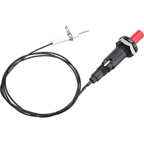 Drop Ship Piezo Spark Ignition Set with Cable 1000mm Long Push Button Kitchen Lighters Kitchen Equipment