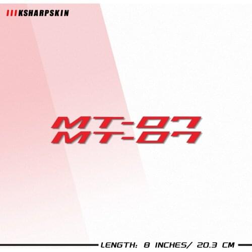 Stickers Motorcycle bicycle fuel tank sticker wheel helmet MOTO waterproof reflective logo decal For YAMAHA MT-07 mt07 mt 07
