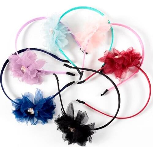 2021 New Arrival Fashion Flower Hair Bands For Girls Chirldren Cause Beautiful Headbands Kids Accessories Bandeau