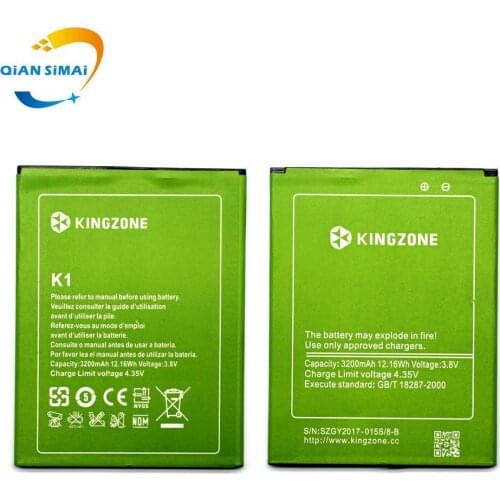 New Kingzone k1 Battery Original 3200mAh Li-ion Battery Replacement For kingzone k1 / K1 Turbo pro Batterij Bateria