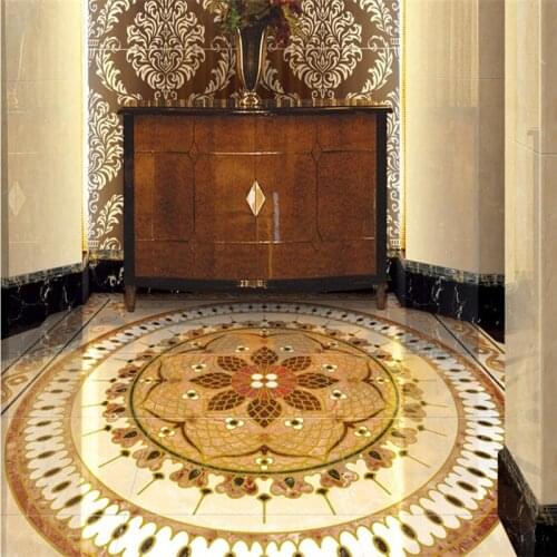 Beibehang Custom murals wallpapers ultra-high-definition European-style living room 3D floor self-adhesive floor tile painting