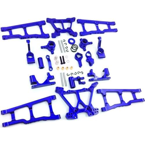 1set CNC Aluminum Alloy Full Set SLASH 4X4 Upgrade Chassis Parts Kit for 1/10 RC Car TRAXXAS SLASH 4X4 Truck Car