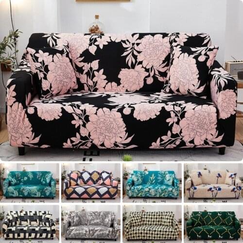 Floral Printed Sofa Cover All-inclusive Anti-dirty Couch Cover Stretch Tight Wrap Slipcover cubre sofa 1/2/3/4-Seat 1PC