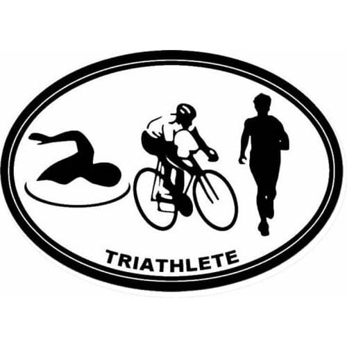 Triathlon Wall Sticker Vinyl Wall Decals Pegatina Decor Mural Home Decoration Sticker Triathlon Car Decal