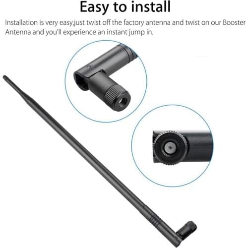 10DBi 2.4GHz 5GHz WiFi Booster Omni Directional Antenna RP-SMA for Asus Router RT-AC66U RT-N66U RT-N16 AC1750 D-Link
