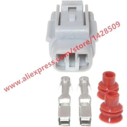 5 Sets 2 Pin Waterproof Automotive Connector Sealed Electrical Plug For Toyota 90980-11207