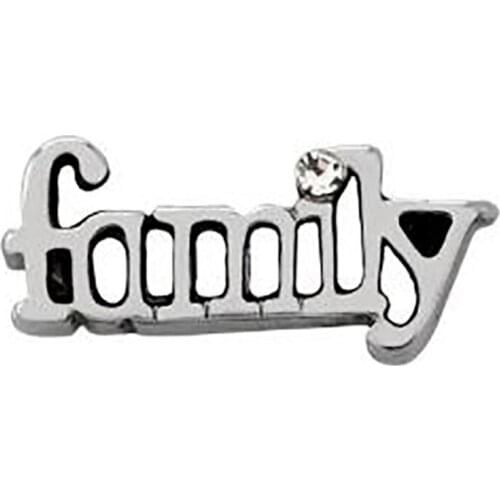 10pcs Family Custom Floating Charms For glass living locket necklace Watches