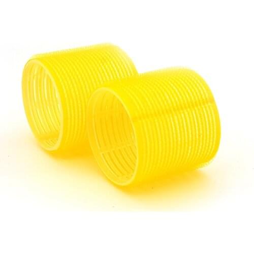 65mm 2pcs/Bags Big Self Grip Hair Rollers Cling DIY Hair Curlers Pro Salon Hairdressing Clips Hair Curling Styling