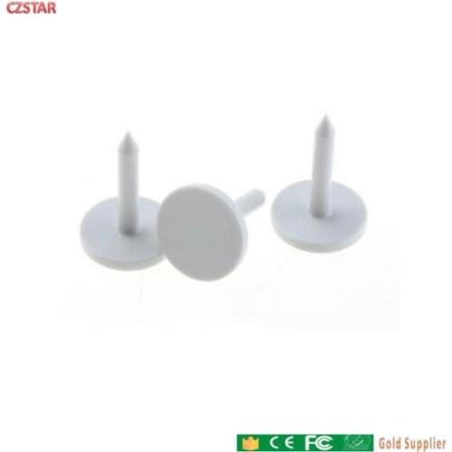 ABS plastic waterproof 860mhz-960mhz read write epc gen2 uhf alien h3 impinj monza r6 rfid tree nail tag for wood tracking