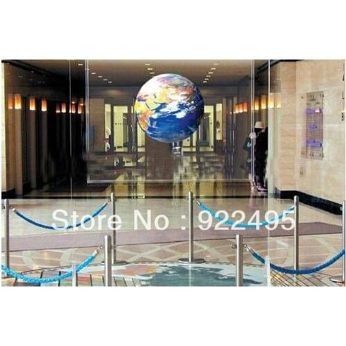 Free Fast Shipping, Gray 3d holographic rear projector film with the lowest-cost (1.524x3m)