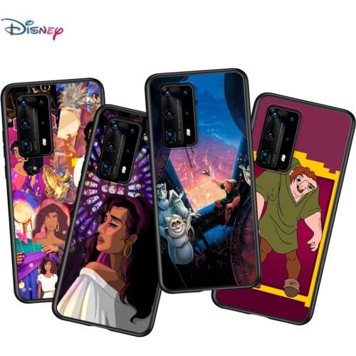 Hunchback of Notre Dame For Huawei P40 P30 P20 Pro P10 P9 P8 Lite RU E Mini Plus 2019 2017 Black Phone Case Cover