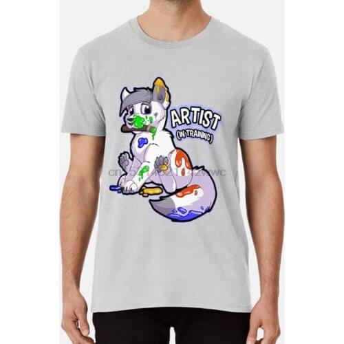 Artist (in training) T shirt furry fursuit fandom furries furrie furrys kiba kibaswiftpaw moon moonwear