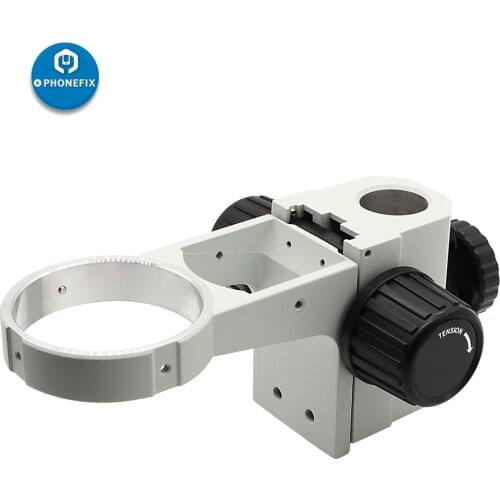 25mm/ 30mm Stereo Microscope Heavy Gear Ring Adjustable 76mm Microscope Lens Stand Gear Ring Holder Mount Arm Microscope Parts