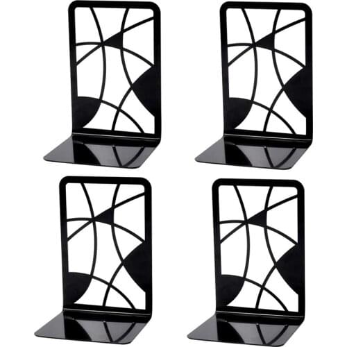 PPYY-Book Ends, Bookends, Book Ends for Shelves, 2Pair Bookend for Books, Book Divider Decorative Holder