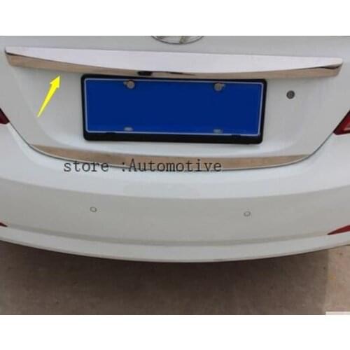 Rear Trunk Lid Cover Trim For HYUNDAI SOLARIS / VERNA 4 Door 2010-2016
