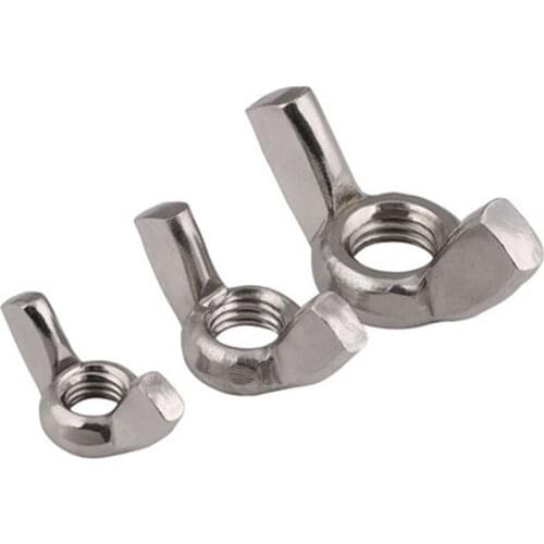 M3 M4 M5 M6 M8 M10 M12 304 stainless steel butterfly nuts claw nut ingot screw cap