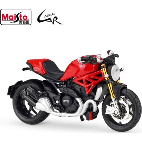Maisto 1:18 DUCATI MONSTER 1200S Model Car Simulation Alloy Motorcycle Metal Toy Car Childrens Toy Gift Collection