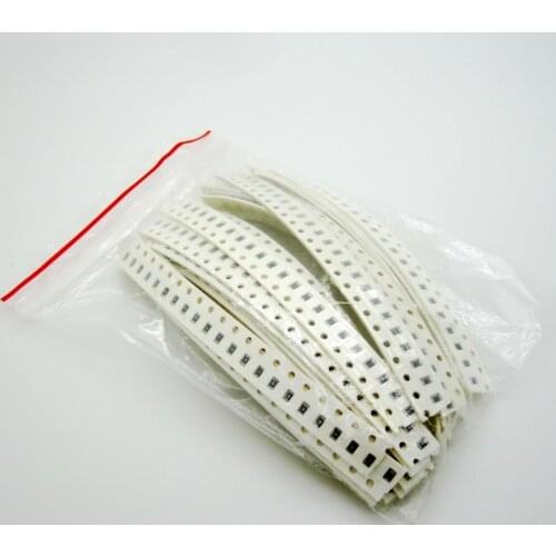 500pcs/lot 0805 SMD Resistor kit 620R-12K 5% resistors assorted kit set 25Kinds 680R 1K 10K ohm SMD electronic resistance pack