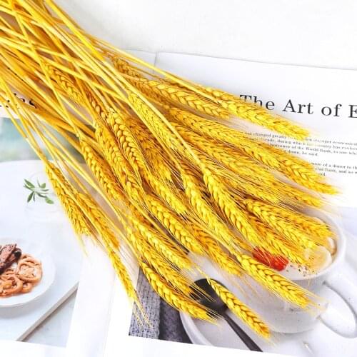 Natural wheat ears reed dried flowers wedding party decoration real flowers air-dried bouquets home decoration gifts floral