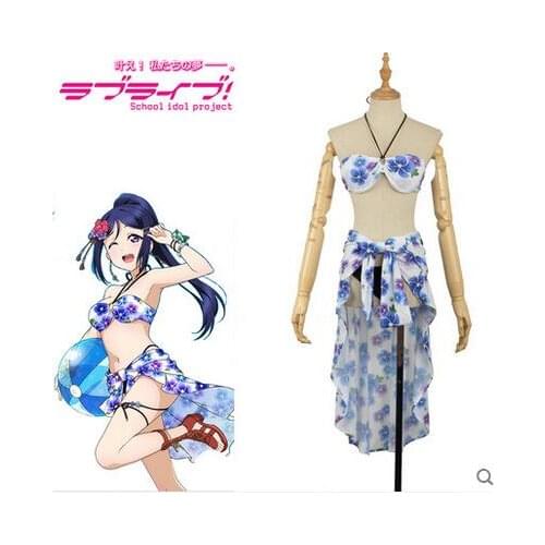 New Clothes LoveLive Sunshine Matsuura kan Summer Sexy and Cute Bikini Cosplay Costume Hot Sale Highly Reductive Free Shipping D