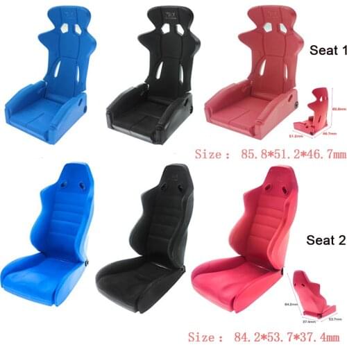 Plastic Driving Seat For 1/10 RC Crawler Car Axial SCX10 Wraith TRX4 D90 D110 RC Short-Course Truck Monster Truck