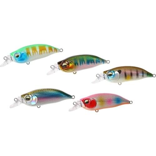 Luya Bait Floating Mino Bionic Fishing Bait Fake Bait Hard Bait 57mm/8g White Striped Perch Bait