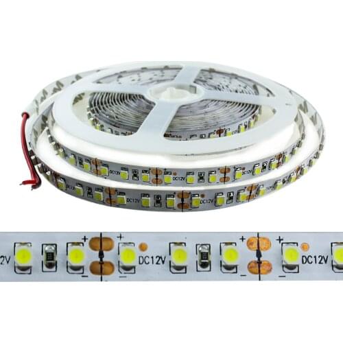 Smd 3528 120 Led Strip 120leds/m 5m Non-waterproof Led Flexible Tape ribbon DC12V White Red Blue Green warm white home ceiling