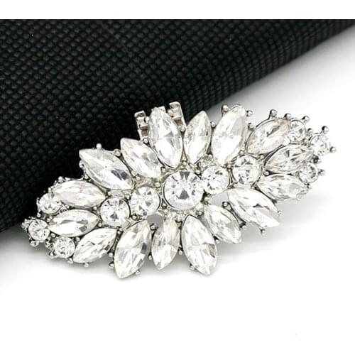 Shoe Clip DIY Rhinestone Decoration Women High Heels Bag Dress Hat Accessories Wedding Fashion Buckle Clips Elegant Sep. 9