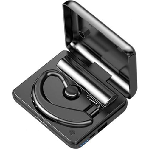 1Pc Y10 Portable Bluetooth 5.0 Stereo Wireless Earhook Earpieces Durable Portable Stable Transmission for Phone Home