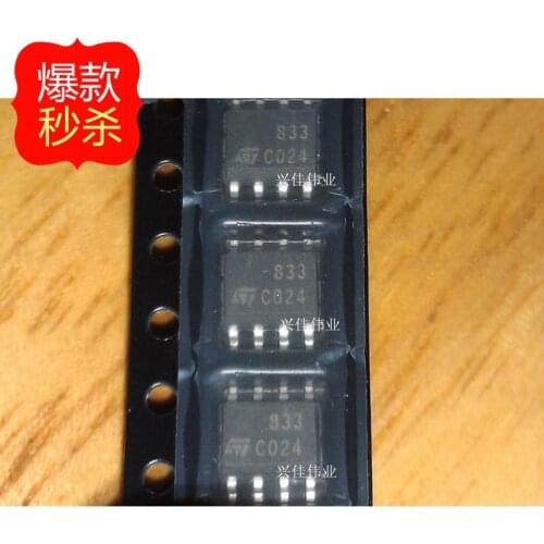 10PCS New original authentic LM833D LM833 LM833DT 833 SOP8 Audio Operational Amplifier