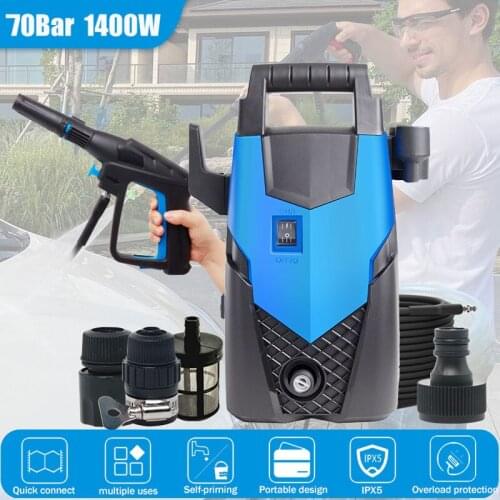 220V High Pressure Washer Sprayer Water Gun 70Bar Car Washing Machine Cleaner Pump For Parkside Foam Generator Sink Accessories