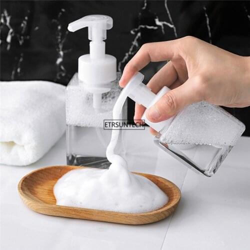 50pcs Clear Foaming Bottle Liquid Soap Whipped Mousse Points Bottling Shampoo Lotion Shower Pump Bottles
