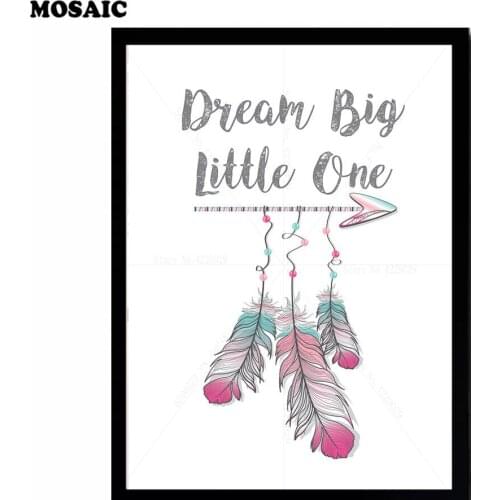 5D Diy Diamond Embroidery Painting Indian Dream catcher of Cross Stitch Resin Full square Diamond Painting feathers home decor