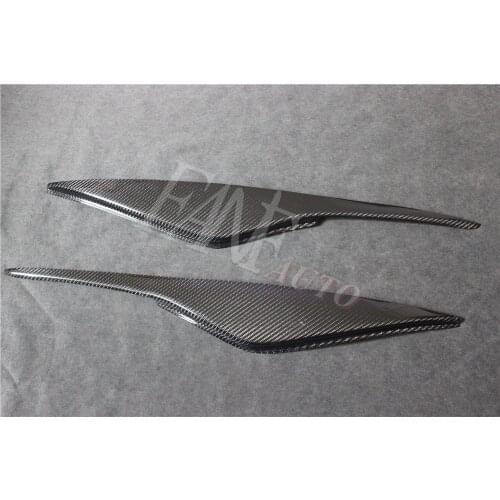 Carbon Fiber Headlight Cover Eyebrows Eyelids for Ford Mondeo MK3 2007-2014