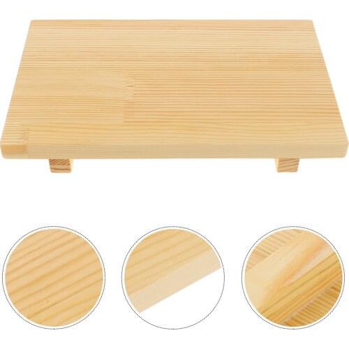Wood Sushi Roll Board Serving Tray Japanese Style Tableware Sushi Board