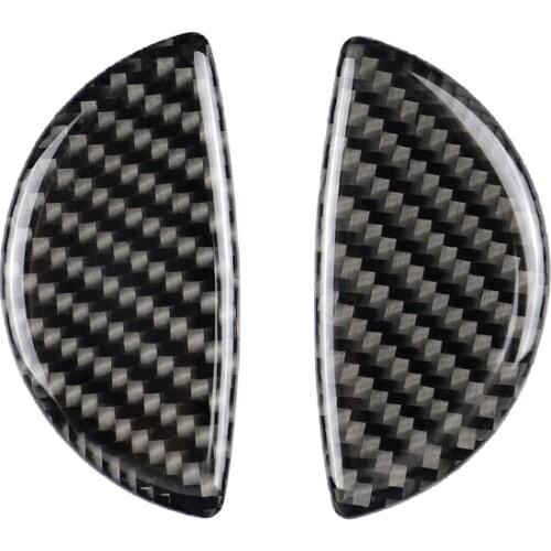 For BMW MiniCooper JCW R55 / R56 R60 R61 carbon fiber car interior door handle cover sticker auto parts