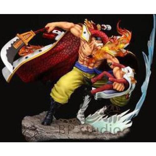 One Piece Edward Newgate White Moustache Action Figures GK Model Toys