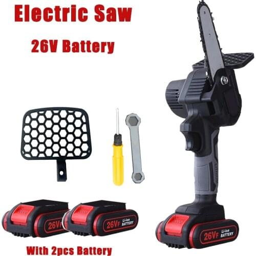 550W Electric Pruning Saw Rechargeable Mini Electric Saws With Lithium Battery Woodwork Garden Logging Portable Chainsaw