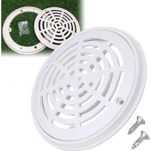 Swimming Pool Water Filter Anti-Corrosion Cover Round Main Drain Device SP-1030 With 2pc Screw ABS Floor Drain Cover Accessories
