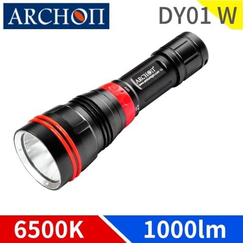 ARCHON DY01 WY07 1000 lumen diving ligh dive flashlight Underwater 100m waterproof torch dive lighting lamp Built 26650 battery