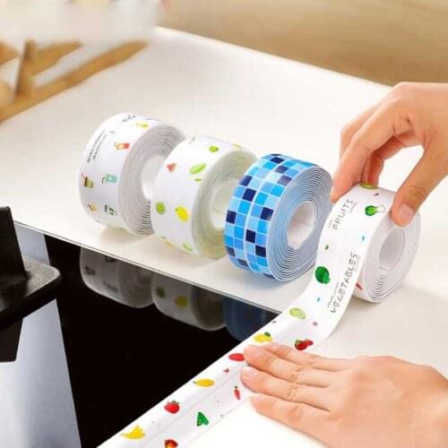 Kitchen Sink Sticker Beautiful Seam Tape Bathroom Corner Waterproof Sticker Decorative Tape Corner Gap Glue Bathroom Gadgets