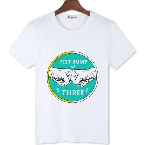 BGtomato Fist bump mens cool t-shirt funny tops summer short sleeve o-neck casual tshirt men original brand casual shirts