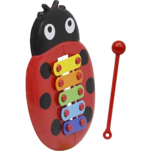 5 Notes Xylophone Hand Piano with Mallets Piano Toys Childrens Gift